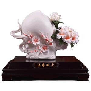 东方泥土生日礼品送长辈祝寿摆件