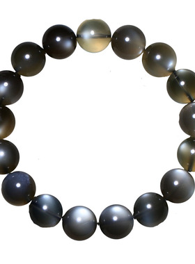 天然银月光长石单圈手链男女饰品