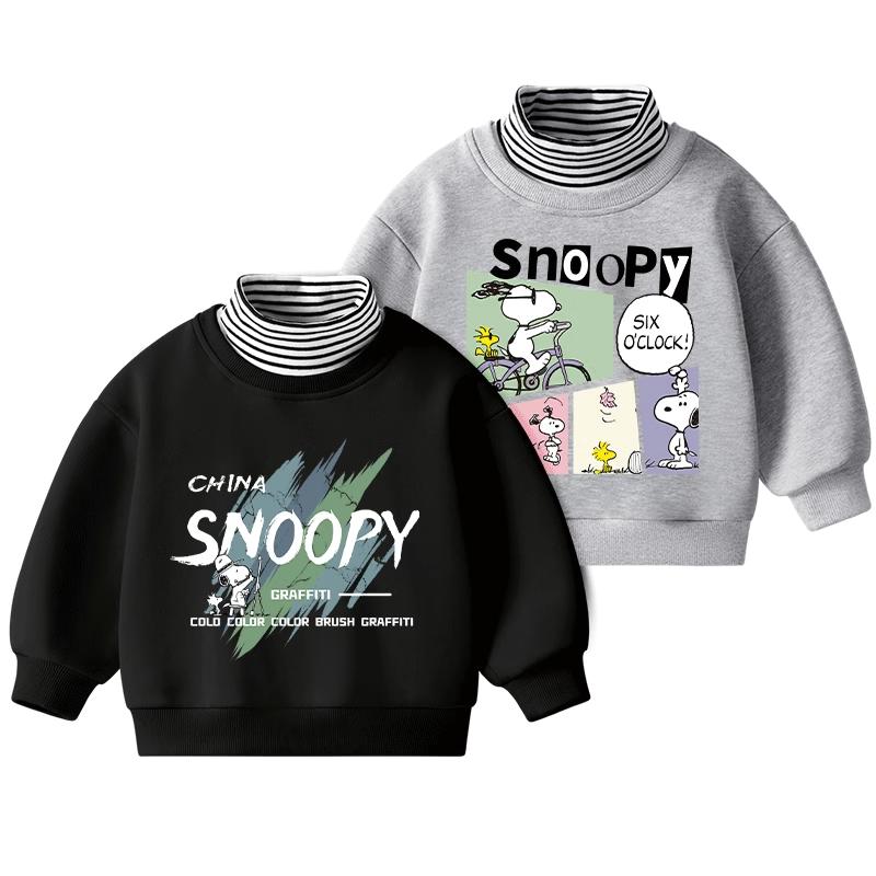 Snoopy/史努比秋冬高领加绒卫衣