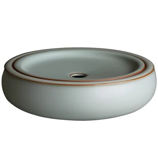 青澹汝窑干泡台茶盘陶瓷手工壶承家用景德镇小型茶台青瓷茶具配件