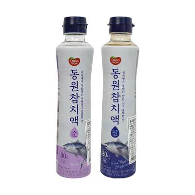 韩国进口东远金枪鱼调味汁韩式鱼露料理海鲜凉拌凉菜汤提鲜调料汁
