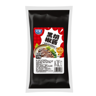 黑胡椒酱黑椒酱忆新1.01kg手抓饼酱意面牛排酱烧烤调料商用挤酱瓶
