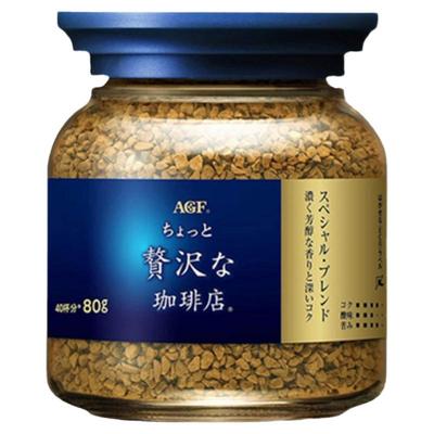 速溶黑咖啡瓶装无蔗糖agf