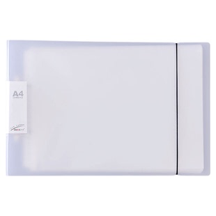 a4活页夹透明打孔文件夹横款竖版资料夹多层插页资料册2孔档案夹高清可替换内页b5纸张a5单夹票据发票专用夹
