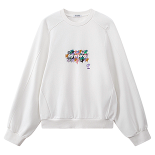 【买一送一】PSYCHOS莎可斯动物印花潮牌宽松圆领套头卫衣男女款