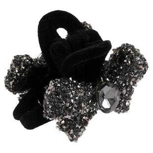 红色小抓夹新年发饰女公主头发夹秋冬半扎发卡过年蝴蝶结夹子头饰