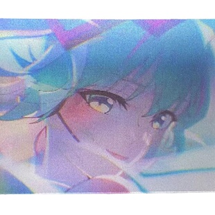 初始之音光栅卡初音未来高颜值周边桌面装饰二次元周边送朋友礼物