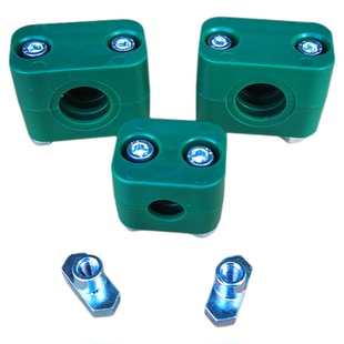 304不锈钢线管固定卡 气源管夹导轨管卡塑料支架船用液压气路卡扣