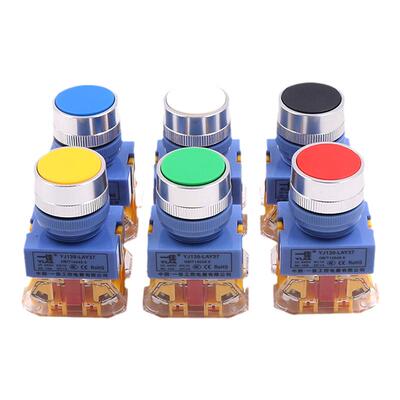 一佳按钮开关Y09011BN银点