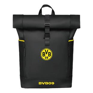 多特蒙德足球俱乐部｜BVB队徽PU皮双肩包商务包球迷周边商务背包