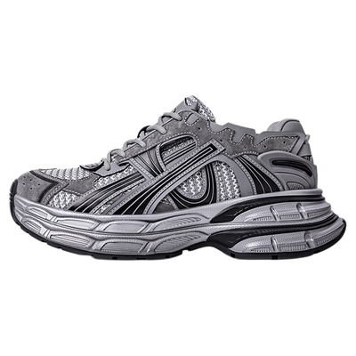 MRA机甲风老爹鞋银色复古慢跑鞋