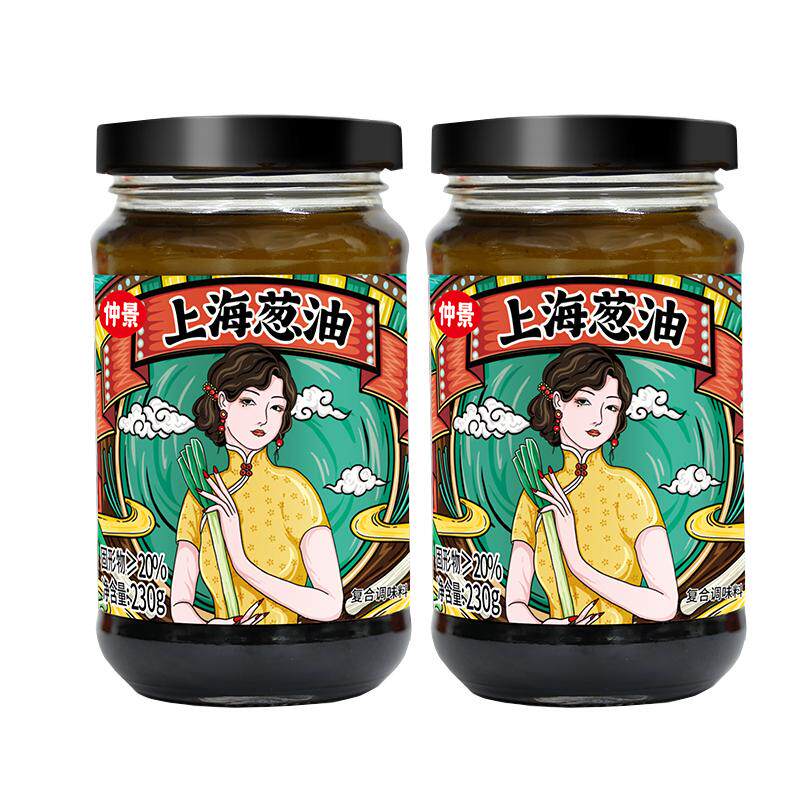 仲景上海葱油拌面酱拌饭酱料混搭