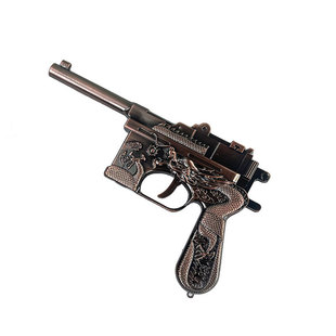 经典怀旧毛瑟枪驳壳枪红军盒子枪龙纹把小手枪儿童玩具枪不可发射