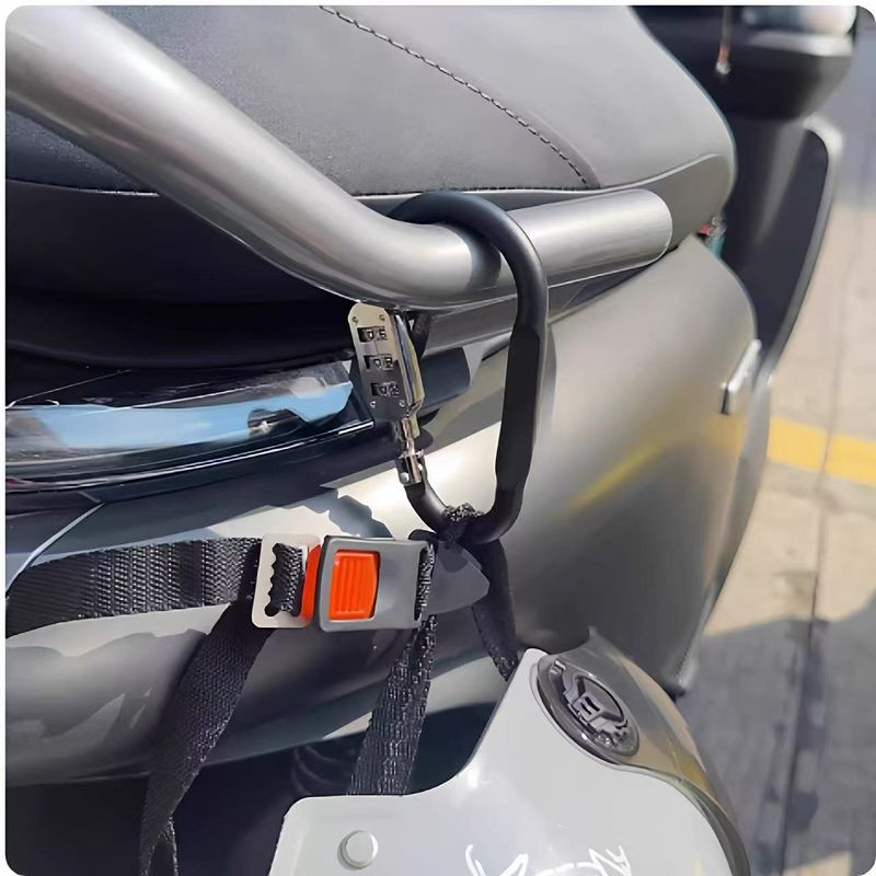 九号电动车头盔锁适用m95c/f90m/2021新款电动车专用防盗锁密码锁