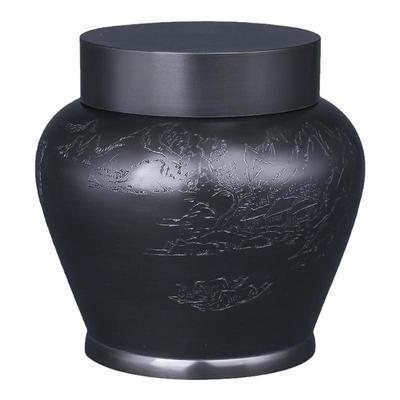 纯锡手工密封茶叶罐赖庆国工作室