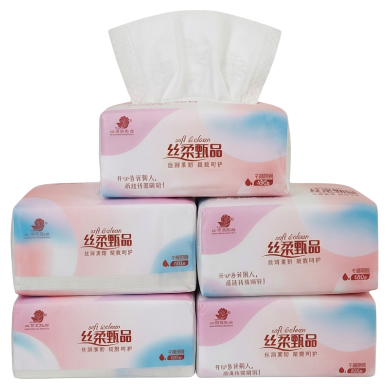 老牌子原生浆干湿两用抽纸