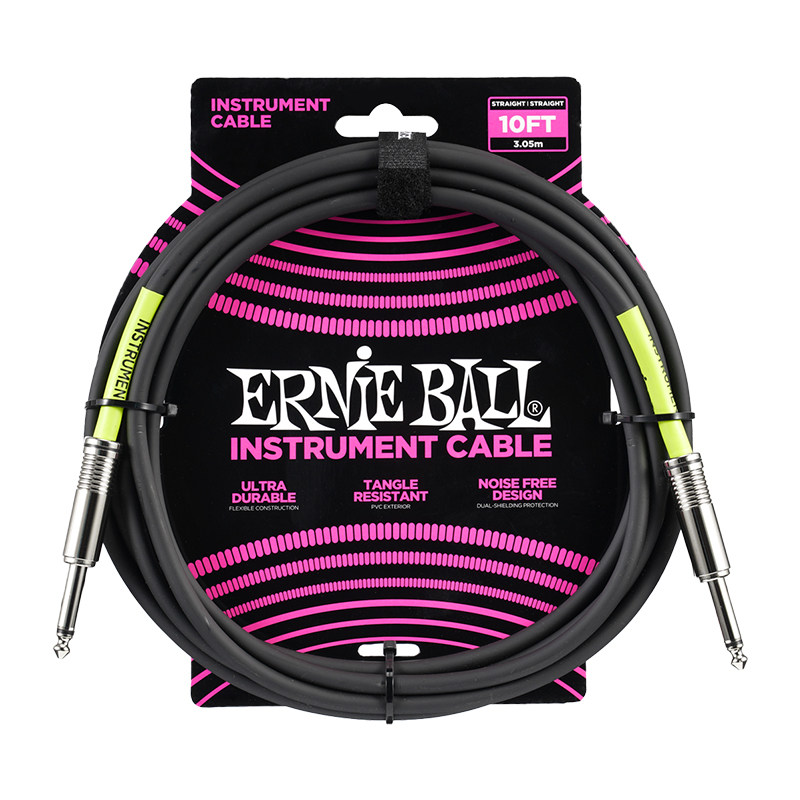 ERNIEBALL吉他连接线降噪双导体