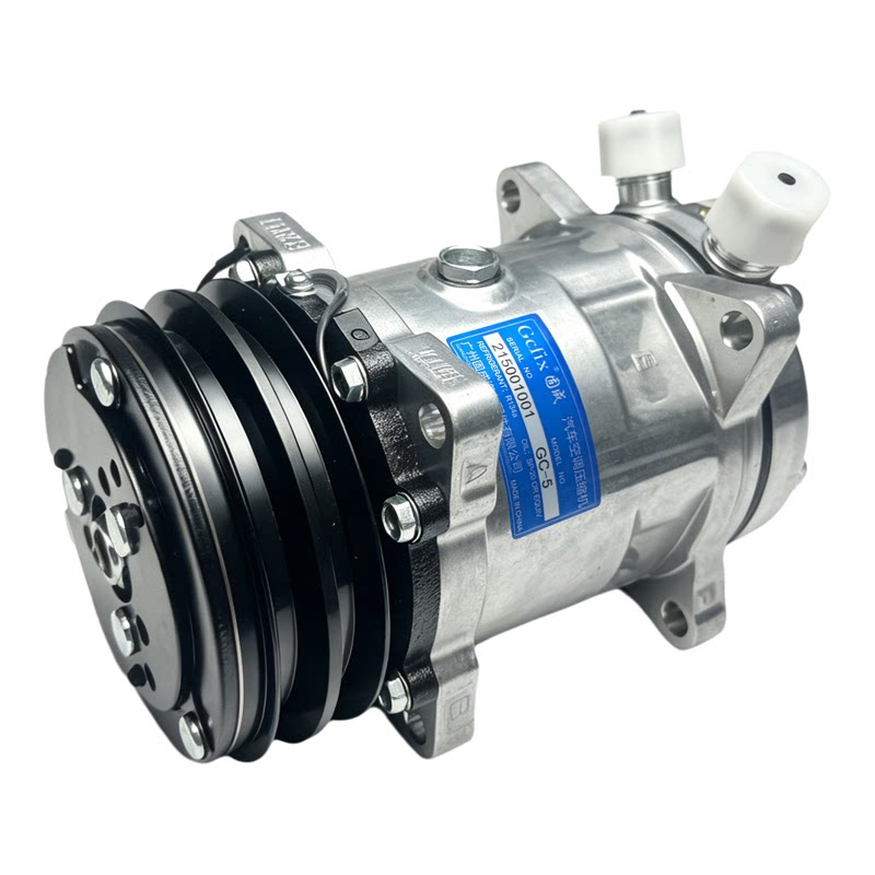 汽车空调压缩机508货车农用车挖掘机改装加装全新12V24V冷气泵