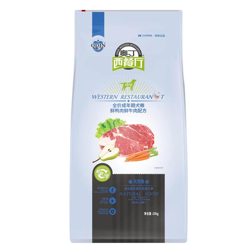 奥丁通用型金毛边牧成犬狗粮20kg