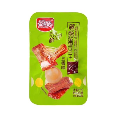 豆多奇鹌鹑蛋豆干烧烤味即食