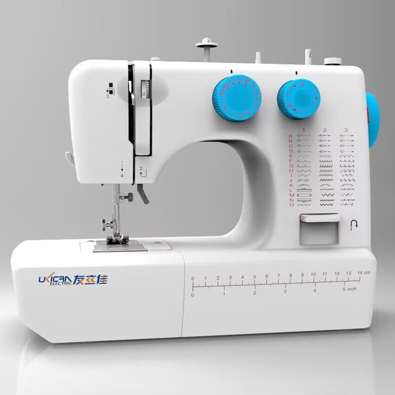 新品2025新款818家用多功能45线型双针迷你缝纫机锁边钉扣眼