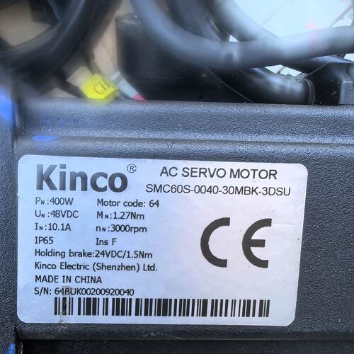 议价Kinco步科伺服电机SMC60S-0040-30MBK-3适用
