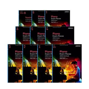 2025至2026年新版 英皇钢琴考级教材作品 无音频 全套共十册初级至八级加教师手册in-8级 ABRSM英文原版书 Piano Exam Pieces