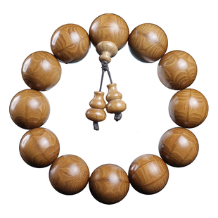 六道木手串手链男女士佛珠文玩紫檀木沉香桃木金刚菩提根降龙木