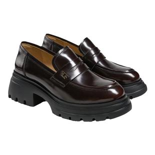 fed厚底乐福鞋秋季新款女鞋漆皮制服鞋简约真皮鞋女D0823-ZCA065