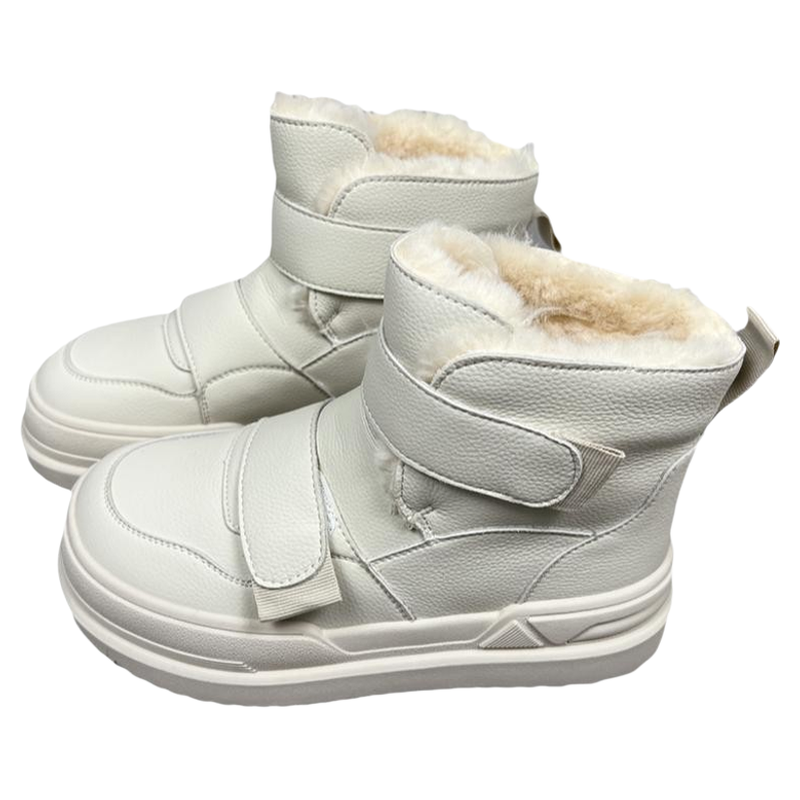 雪地靴冬季牛皮东北棉靴子