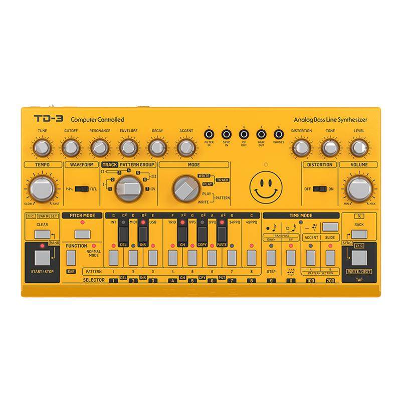 BEHRINGER/百灵达TD-3 D/BU/RD/TG/LM/SR鼓机模拟合成器带音序器