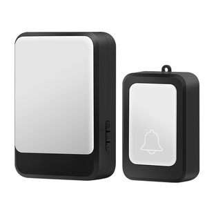 七彩闪光无线门铃发光灯家用聋哑老人数码音乐提醒服务呼叫可静音