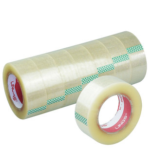 包装大胶带双面胶纳米封口透明胶带纸快递封箱打包胶布4.5cm高粘