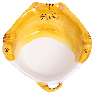 日式小碗陶瓷碗盘套装蛋糕点心盘甜品碗水果碗可爱吃饭盘早餐饭碗