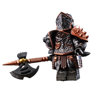 中世纪第三方魔兽争霸世界荣耀战魂霍顿骑士兵积木小人仔拼装玩具