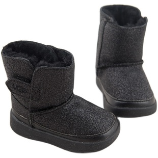 美国采购ugg羊毛保暖亮片加厚保暖雪地靴学步鞋男女防滑童鞋