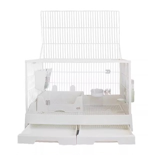 UMI兔笼达洋兔笼超大空间防喷尿家用兔别墅兔子荷兰猪自动清粪笼