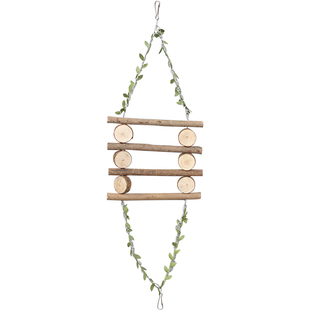 宠儿新家鸟鹦鹉天然树枝秋千玩具 鹦鹉玩具用品 攀爬鸟笼配件W46