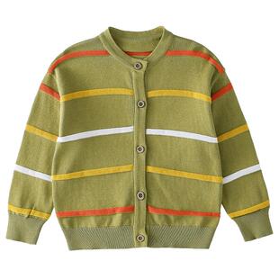 【100%棉】棉花堂宝宝外套春秋儿童开衫针织衫男童春装女童上衣