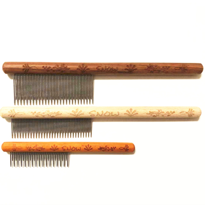 snow龙猫针梳手工针梳宠物猫咪兔子梳子密齿排梳长短针圆润不扎手