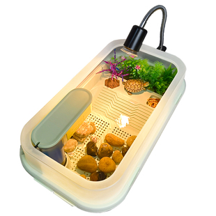 森森养乌龟专用缸家用龟缸乌龟饲养缸小乌龟专用缸爬台晒台乌龟缸