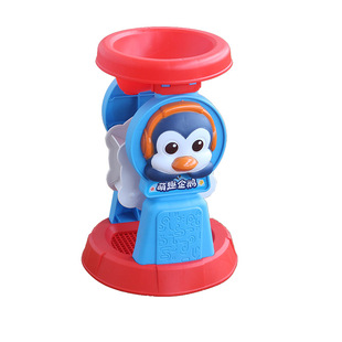 儿童卡通塑料沙滩玩具车挖沙铲和桶玩沙子工具套装沙漏池水壶海边