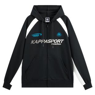 Kappa卡帕背靠背运动外套男女2026春季新款赛车针织开衫运动上衣