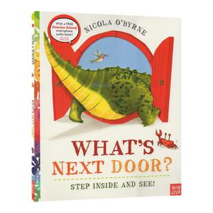 英文原版  What's Next Door 下一页是什么 Fairy Tales Three Little Pigs 三只小猪 The Princess and the Giant 公主和巨人