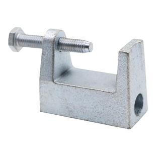 铸铁老虎卡C型钢吊件H槽钢挂钩工字钢梁卡方形铁皮镀锌虎口夹牙