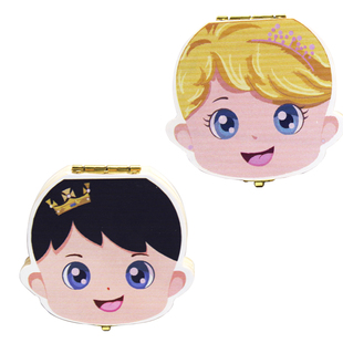 乳牙盒奶牙胎毛牙齿收藏盒实木质牙屋男孩女孩换牙婴儿宝宝纪念品