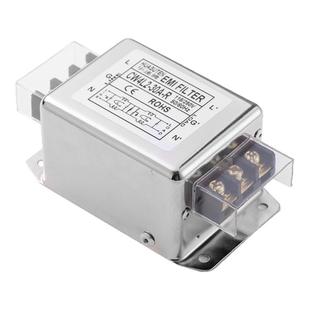 CW4L2-20A-SR单相交流EMI电源滤波器导轨220V抗干扰EMC谐波净化器