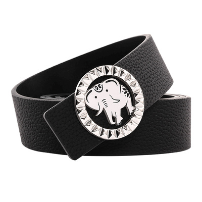 美国轻奢男士商务风牛皮腰带