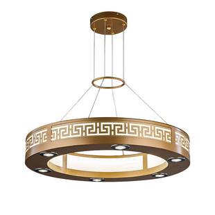 2025新款中餐厅吊灯酒楼饭店包厢吊灯工程定制连锁店铺宋式美学灯