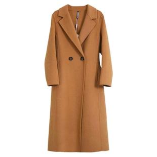 双面羊毛大衣女2025秋冬新款修身0羊绒呢外套小个子工作服高级感